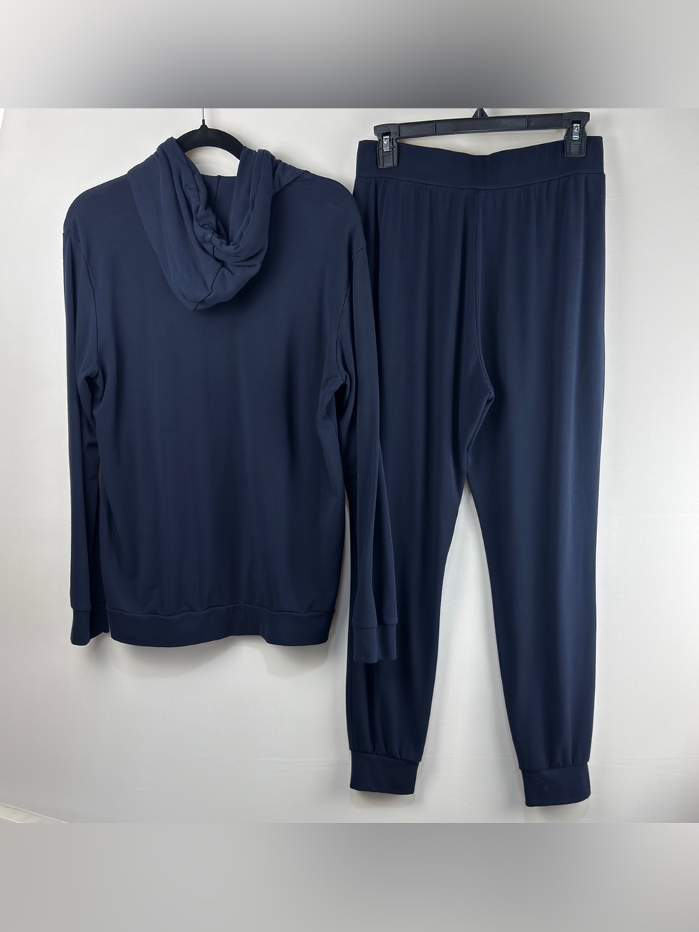 Cozy Earth Relaxed Navy Jogger Pants/Long-sleeve Hooded Top Women's Small - Picture 8 of 8